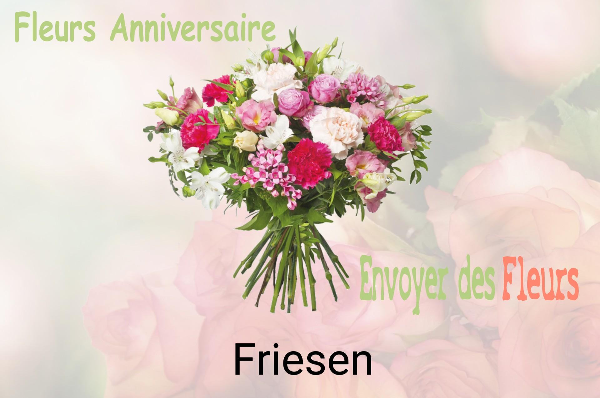 Bouquet de fleurs d’anniversaire livré à Friesen